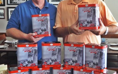 Anzac’s on the Acropolis feature on this year’s Anzac Biscuit Tins